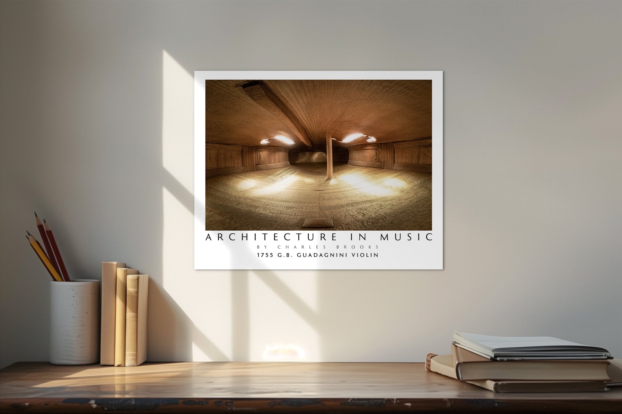 Photo of 1755 G.B. Guadagnini Violin. High Quality Poster. - Giclée Poster Print - Architecture In Music