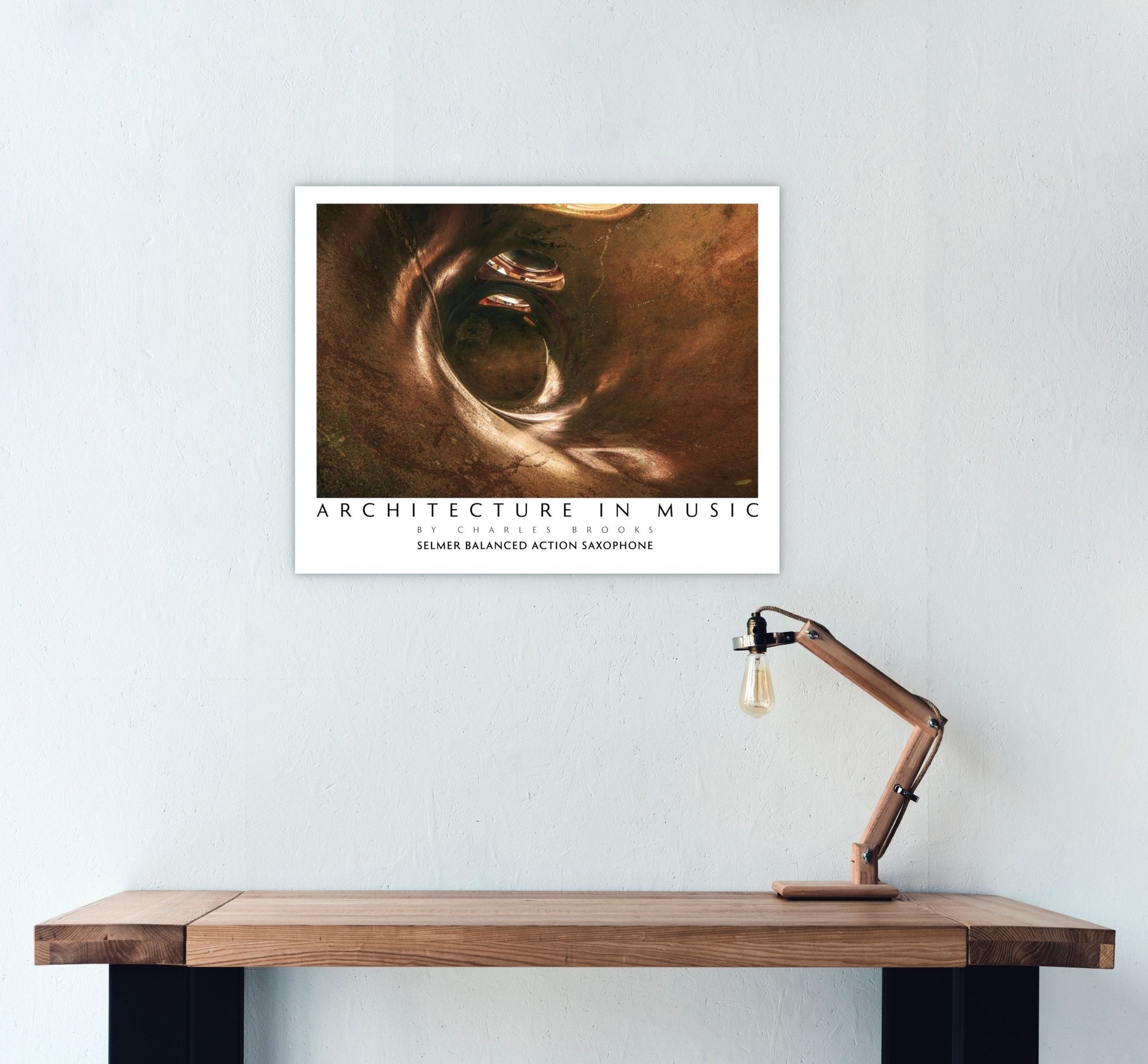 Photo of 1940s Selmer Balanced Action Saxophone. High Quality Poster. - Giclée Poster Print - Architecture In Music