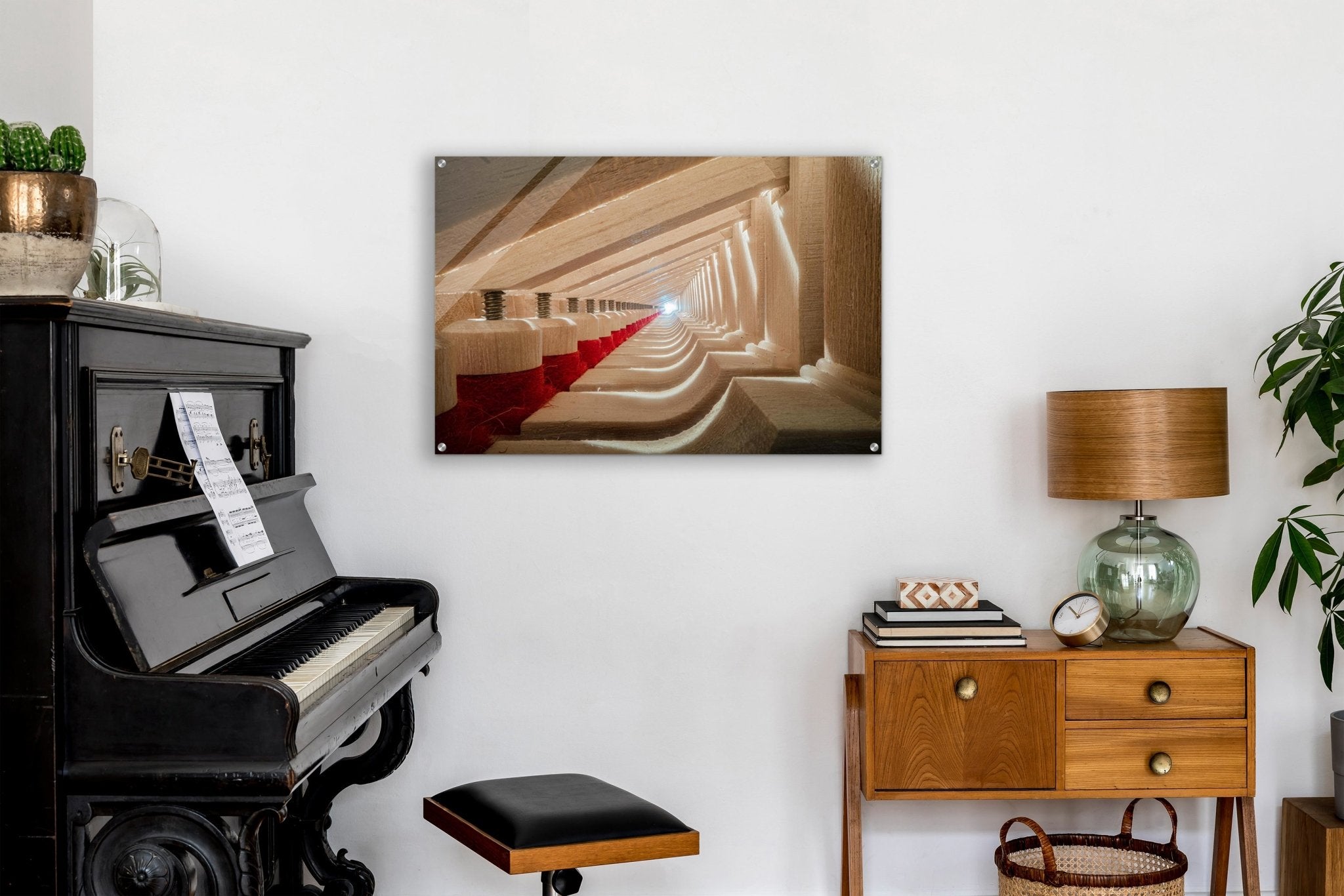 Photo of Fazioli Grand Piano Part 1. Acrylic Print. - Acrylic Print - Architecture In Music