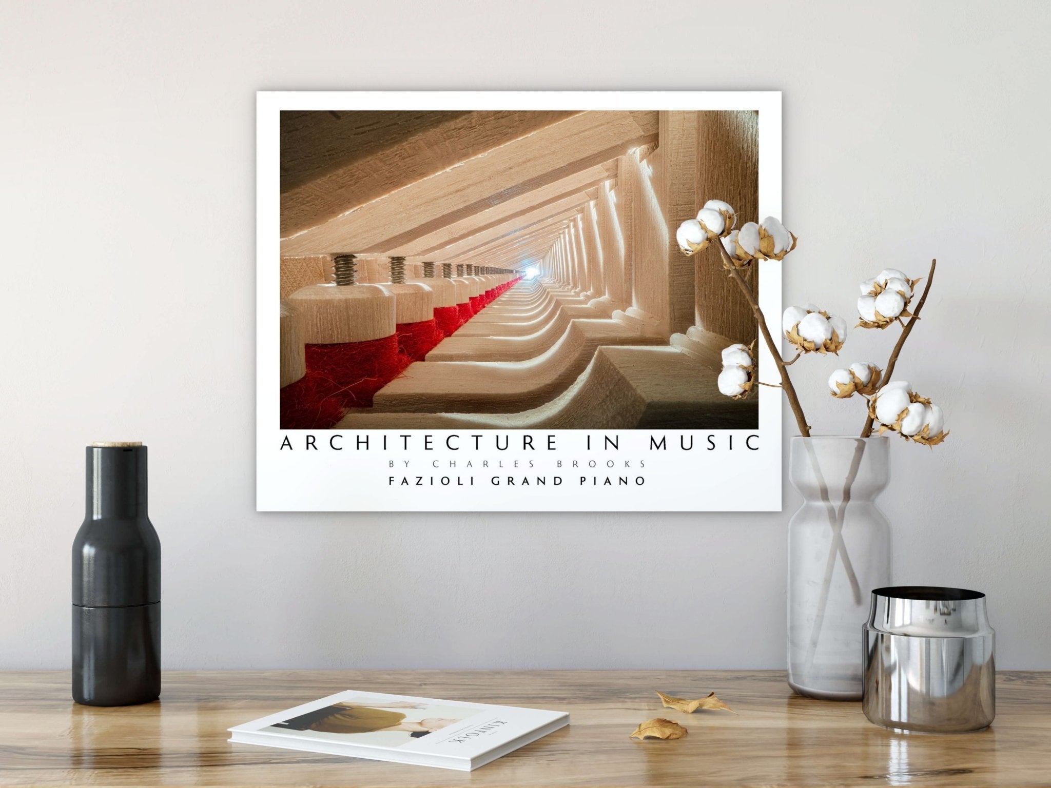 Photo of Fazioli Grand Piano Part 1. High Quality Poster. - Giclée Poster Print - Architecture In Music
