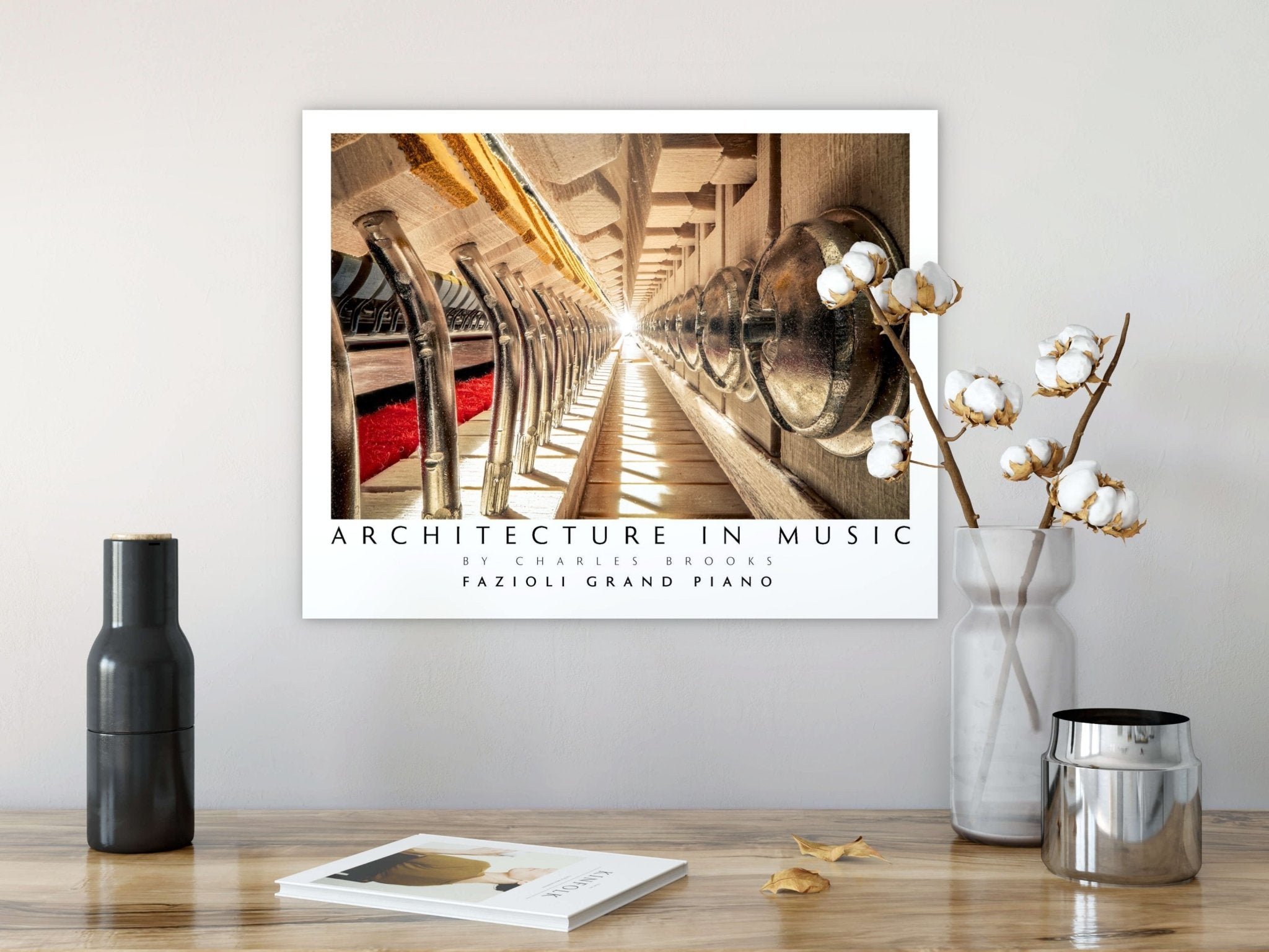 Photo of Fazioli Grand Piano Part 2. High Quality Poster. - Giclée Poster Print - Architecture In Music