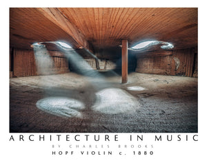 Photo of Hopf Violin circa 1880, part 2. High Quality Poster. - Giclée Poster Print - Architecture In Music