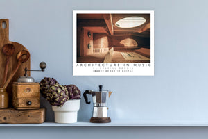 Photo of Ibanez Acoustic Guitar. High Quality Poster. - Giclée Poster Print - Architecture In Music