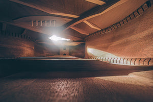 Photo of Inside an Acoustic Guitar, Part 1. Signed Limited Edition Museum Quality Print. - Giclée Museum Quality Print - Architecture In Music