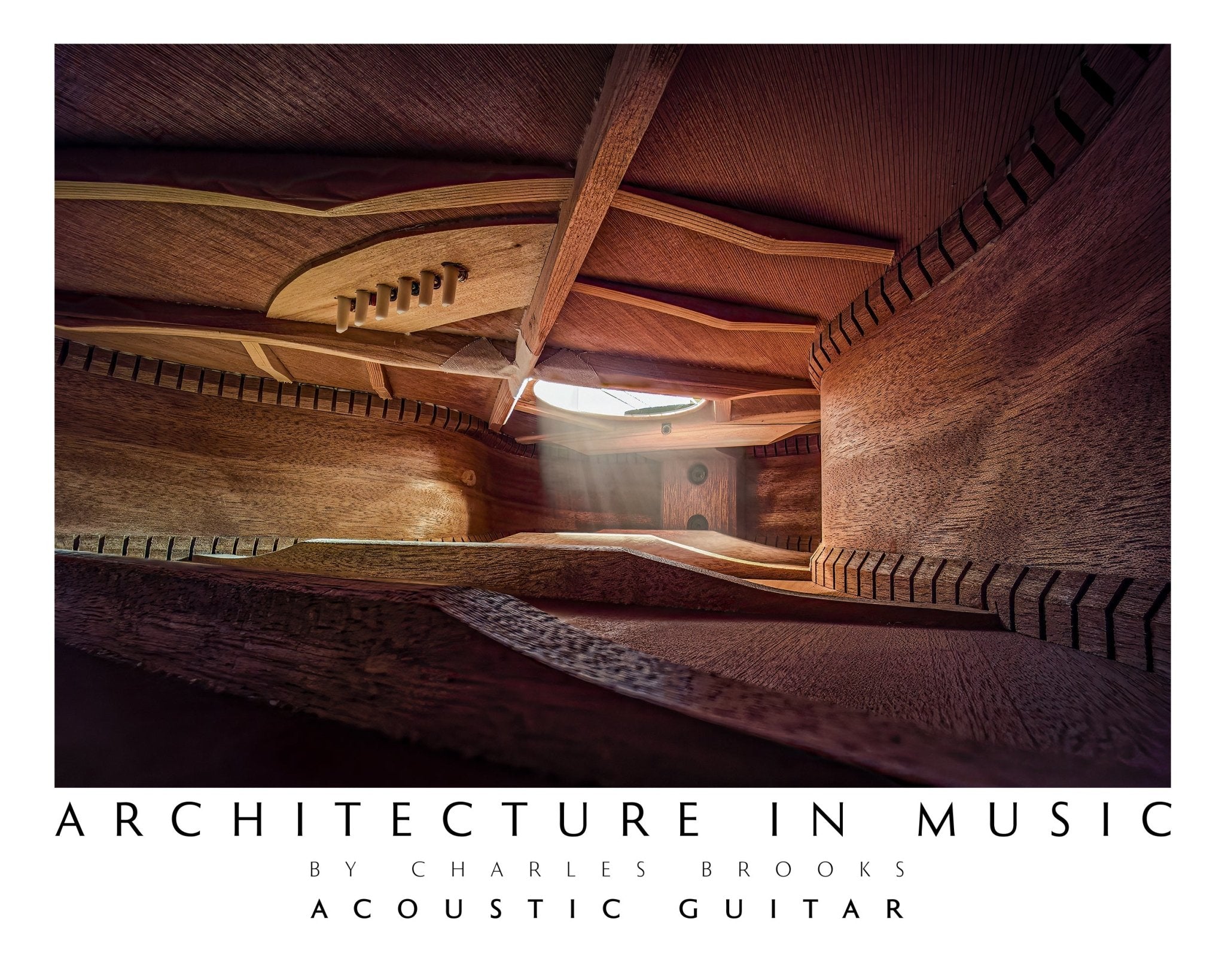 Photo of Inside an Acoustic Guitar, Part 2. High Quality Poster. - Giclée Poster Print - Architecture In Music