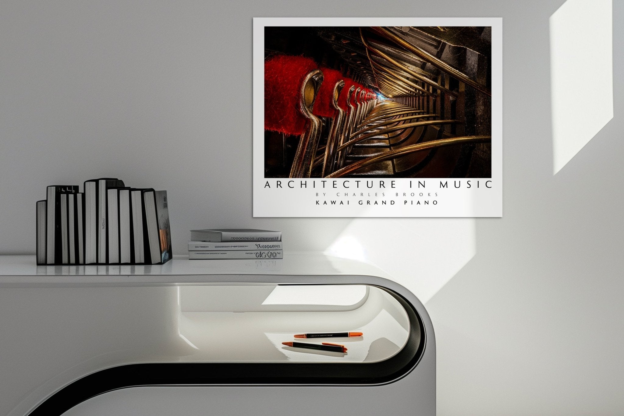 Photo of Kawai Grand Piano Part 1. High Quality Poster. - Giclée Poster Print - Architecture In Music