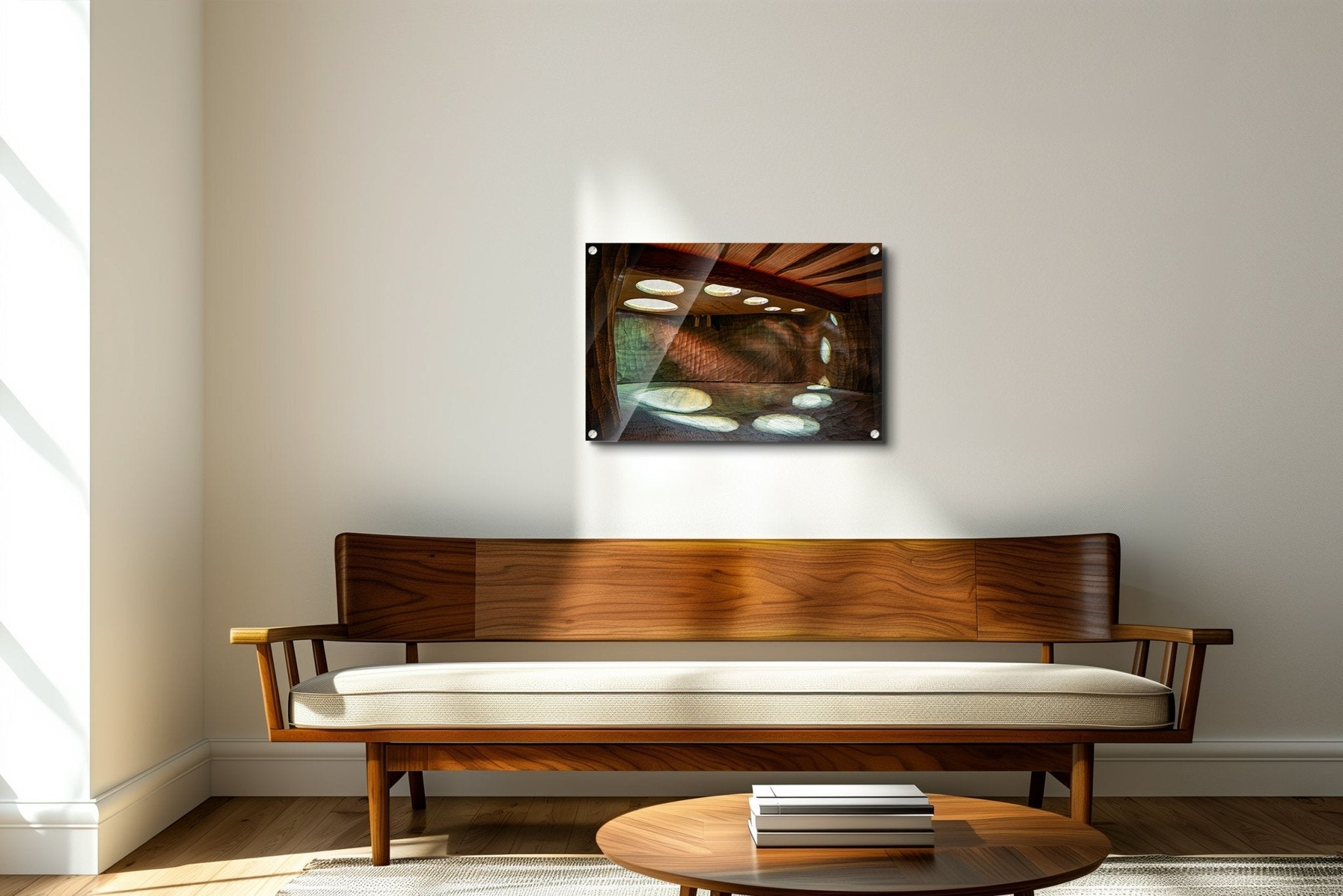 Photo of 'Siete Lunas' guitar by Roberto Hernandez. Acrylic Print - Acrylic Print - Architecture In Music