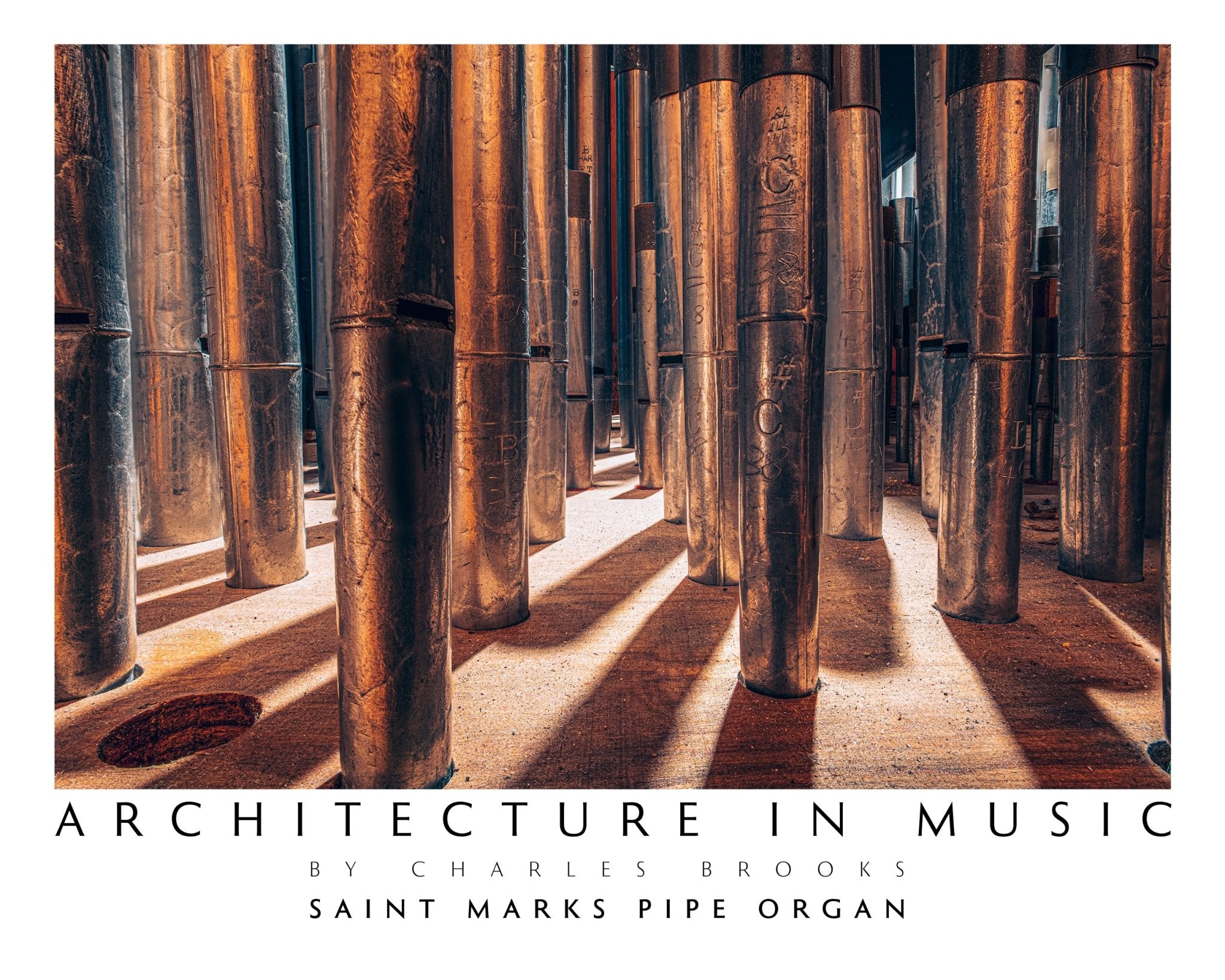 Photo of St Marks Pipe Organ, Part 1. High Quality Poster. - Giclée Poster Print - Architecture In Music