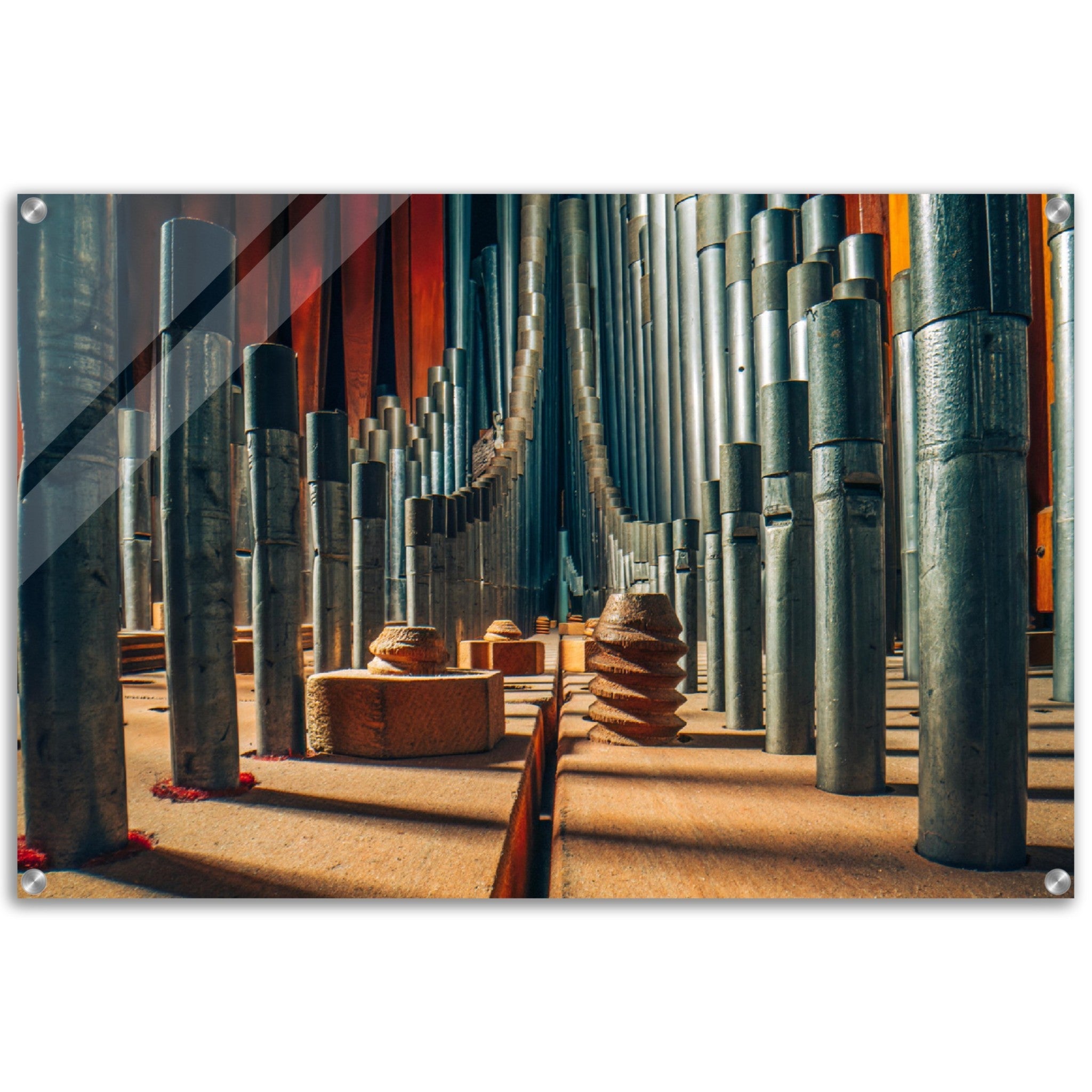 Photo of St Marks Pipe Organ, Part 2. Acrylic Print - Acrylic Print - Architecture In Music