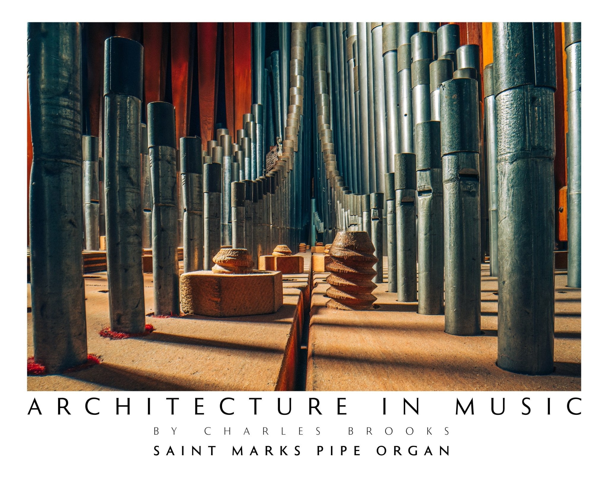 Photo of St Marks Pipe Organ, Part 2. High Quality Poster. - Giclée Poster Print - Architecture In Music