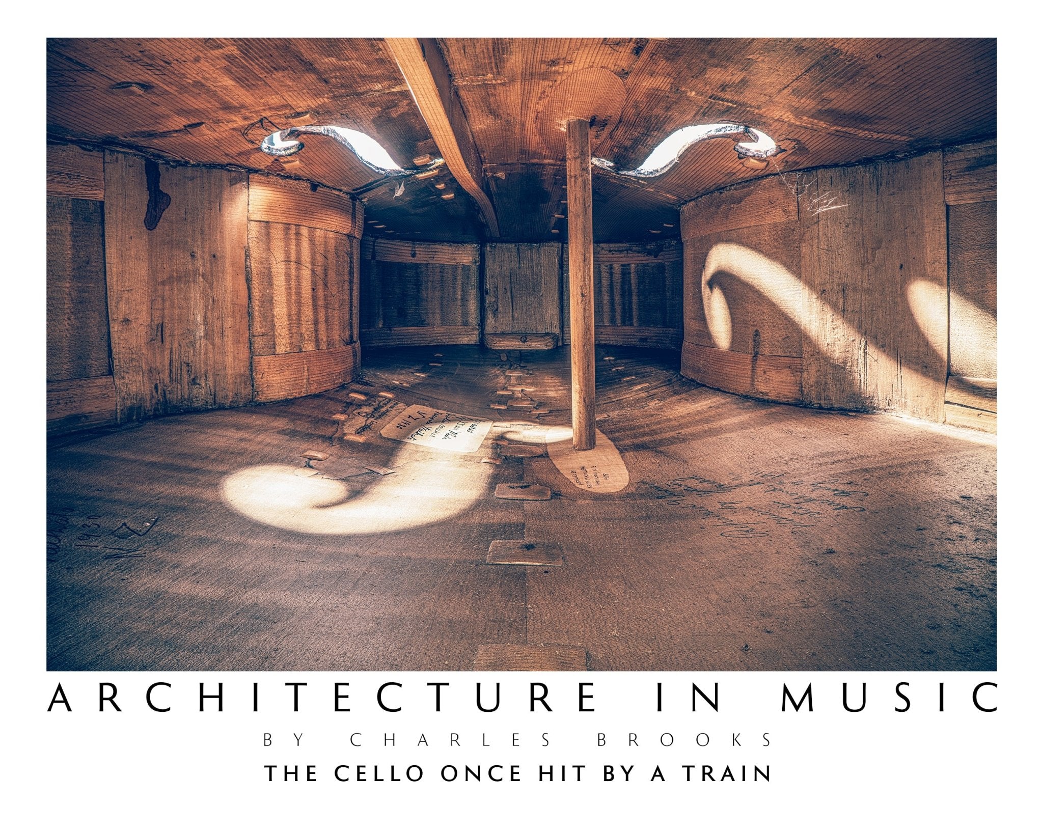 Photo of The Cello Once Hit by a Train. High Quality Poster. - Giclée Poster Print - Architecture In Music