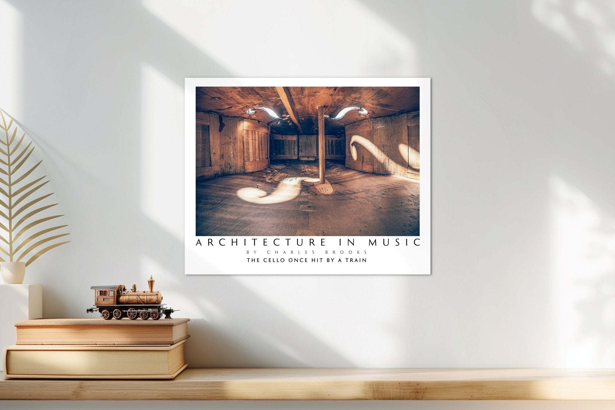 Photo of The Cello Once Hit by a Train. High Quality Poster. - Giclée Poster Print - Architecture In Music